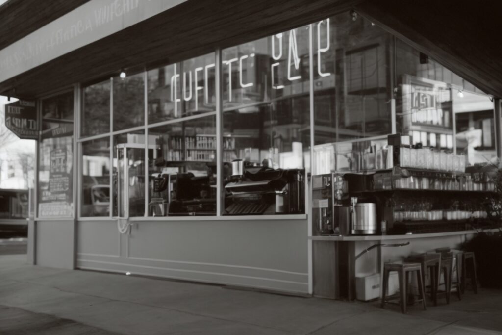 Minneapolis coffee shop with energy-saving window film